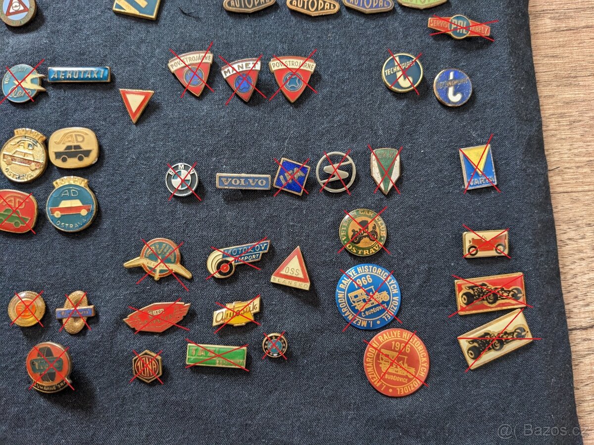 Prodám tyto staré auto-moto odznaky - 10