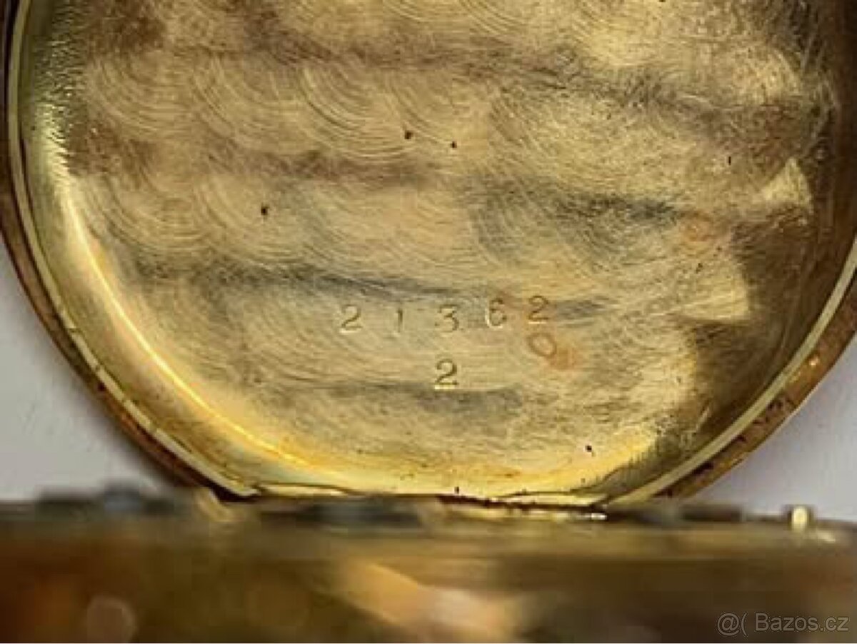 Hodinky - starožitnost - zlaté - 10