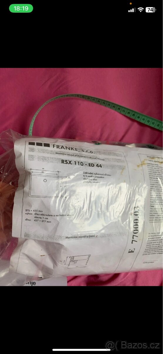 Nerezový dřez zn.Franke Novy - 10