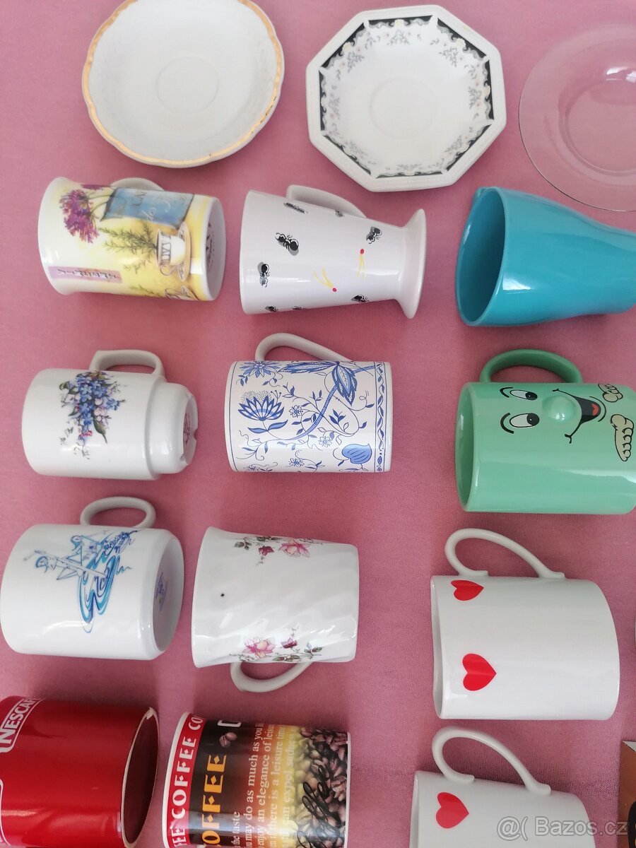 Hrnečky podšálky směs - 10