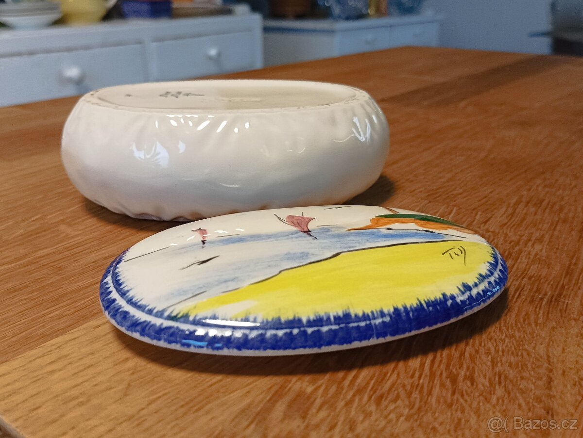 RUČNĚ MALOVANÁ DÓZA TESSIER FRANCIE - 10