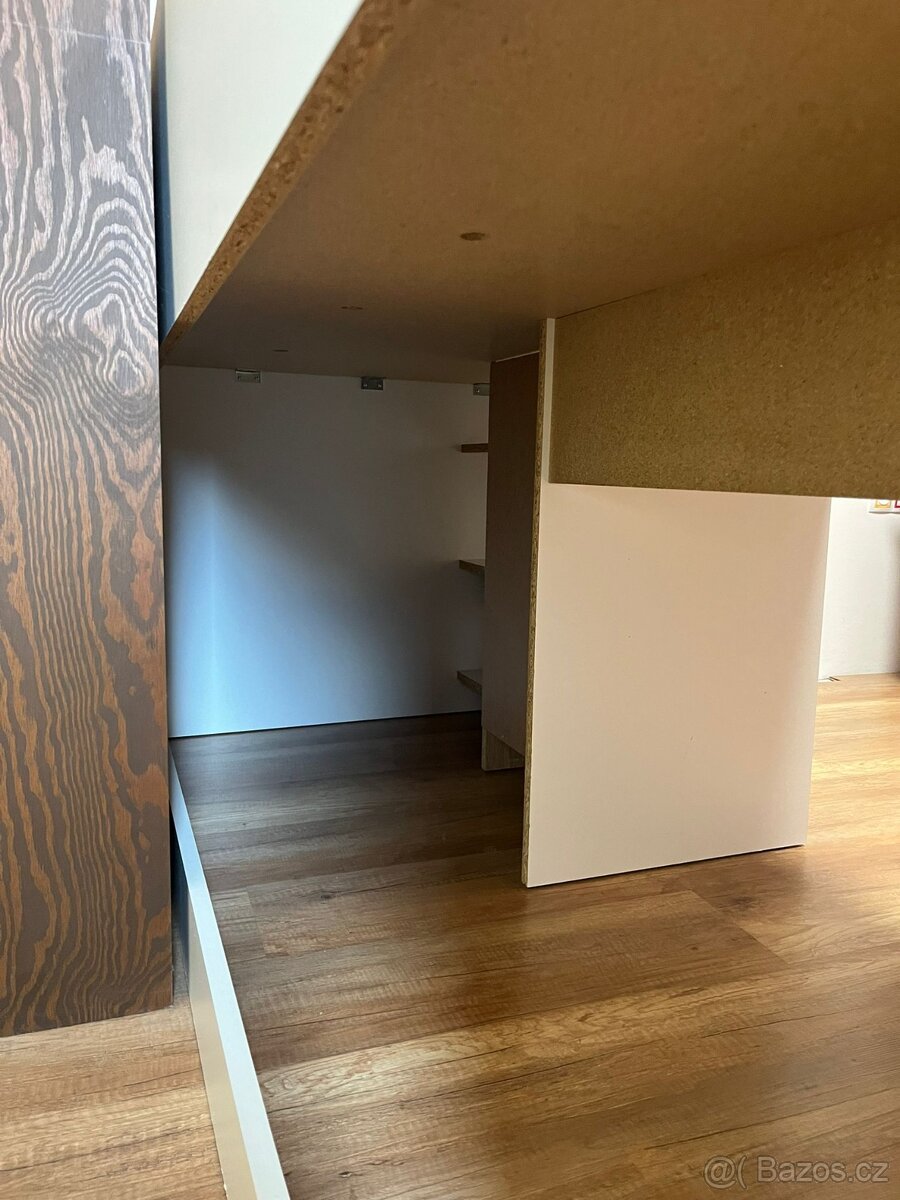 Dětská vyvýšená postel se stolem - 90x200 - 10