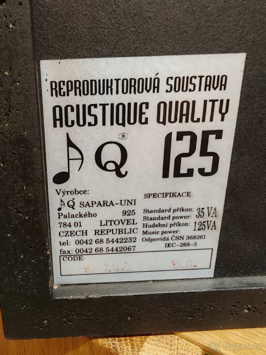 Acustique Quality AQ125 - 10