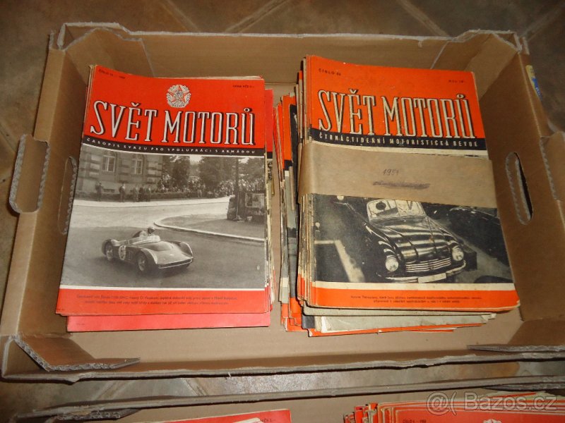 50. léta 245 kusů časopisů Svět motorů. - 10