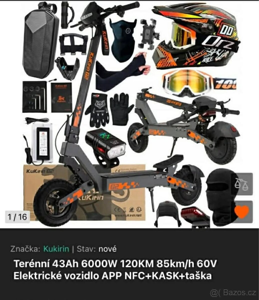 Terénní koloběžka nova - 10