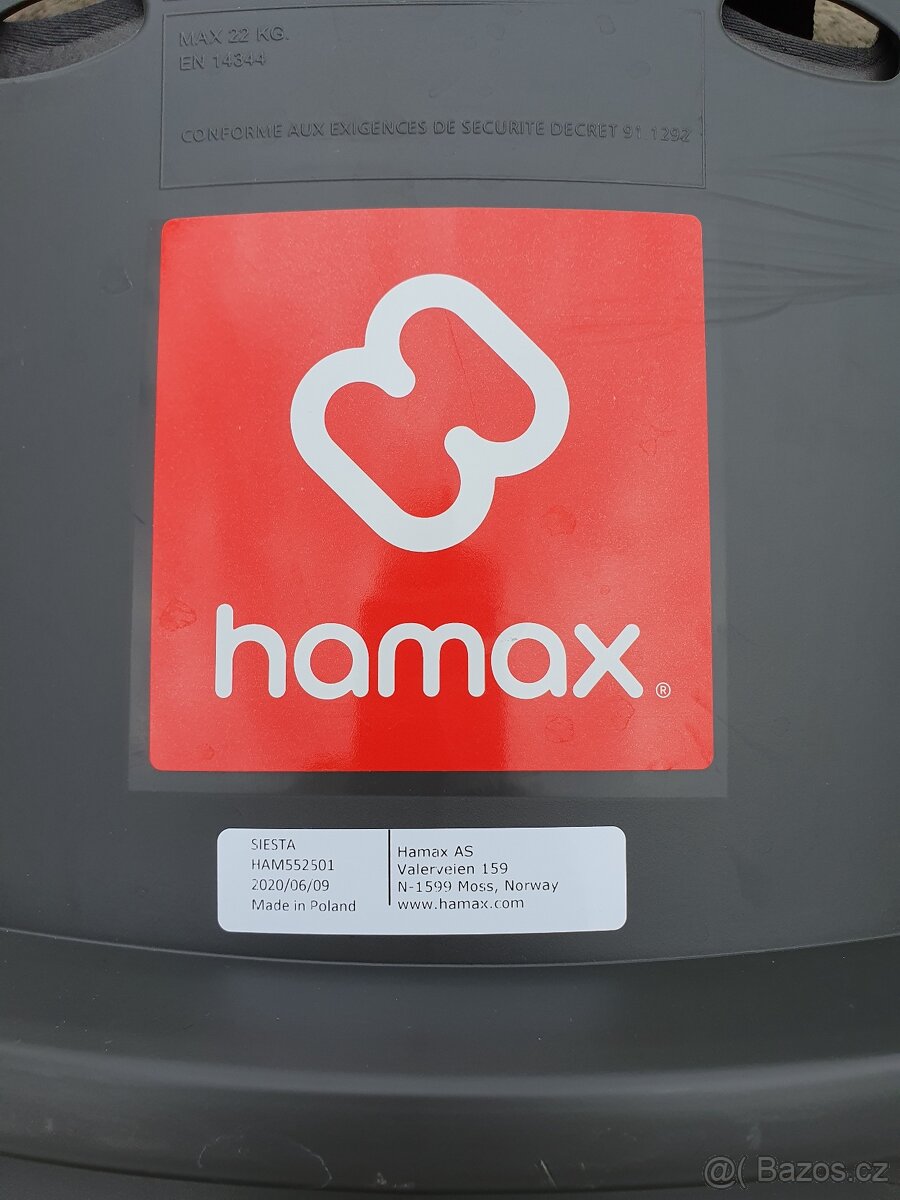 dětská sedačka na kolo HAMAX - 10