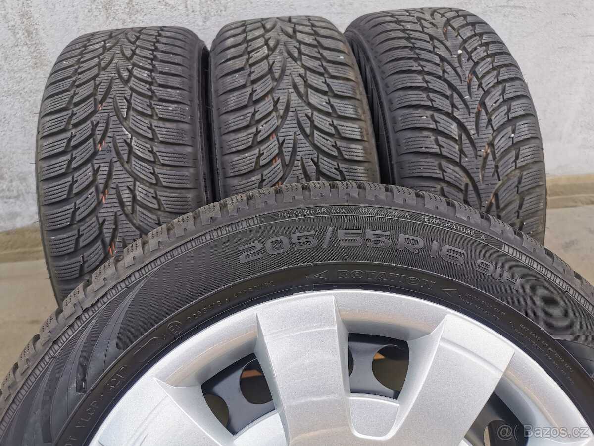 205/55R16 zimní sada pneu 5x112 7x16 ET45 passat superb yeti - 10