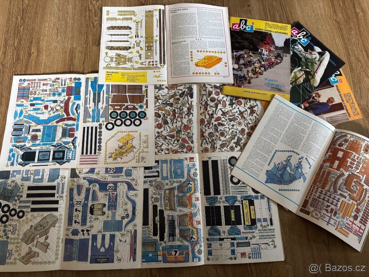 ABC časopisy papírové vystřihovánky - 10