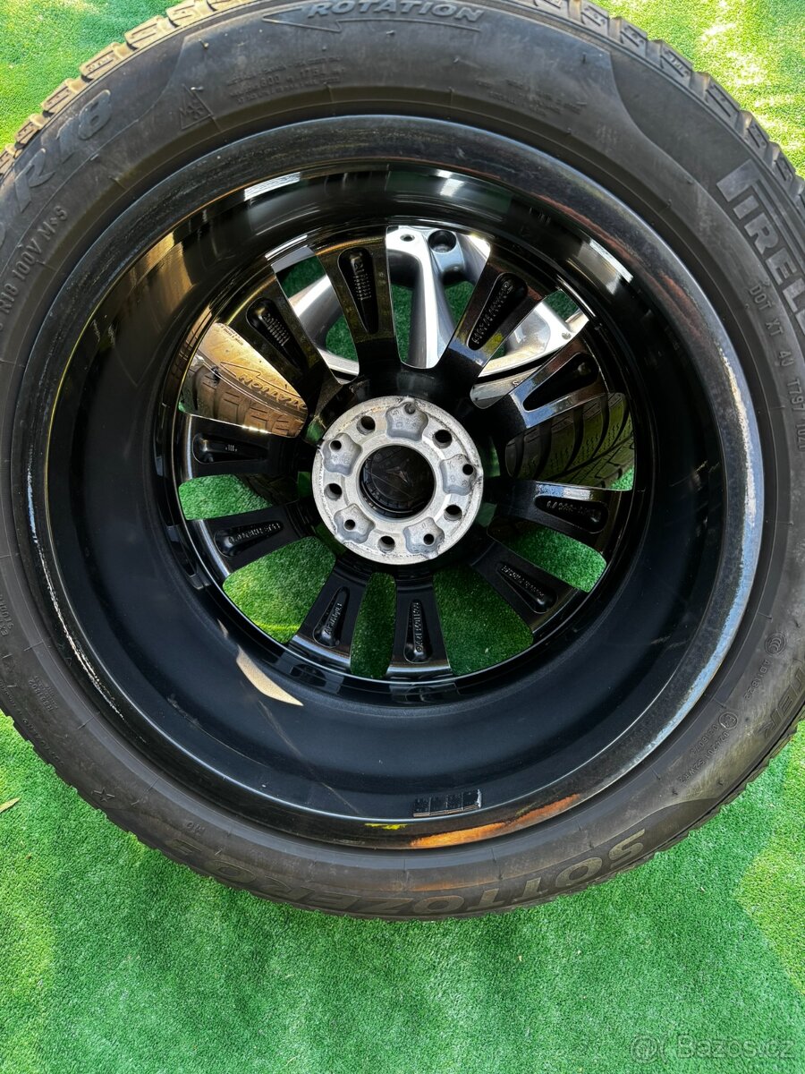 Originál alu kola Mercedes E-class 5x112 R18 zima - 10