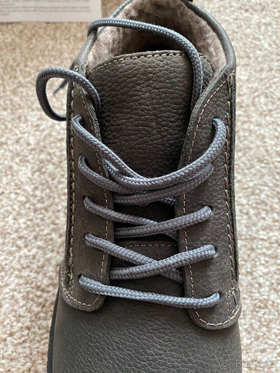 Nové pánské zimní kožené boty Baťa s kožichem - č. 42 - 10