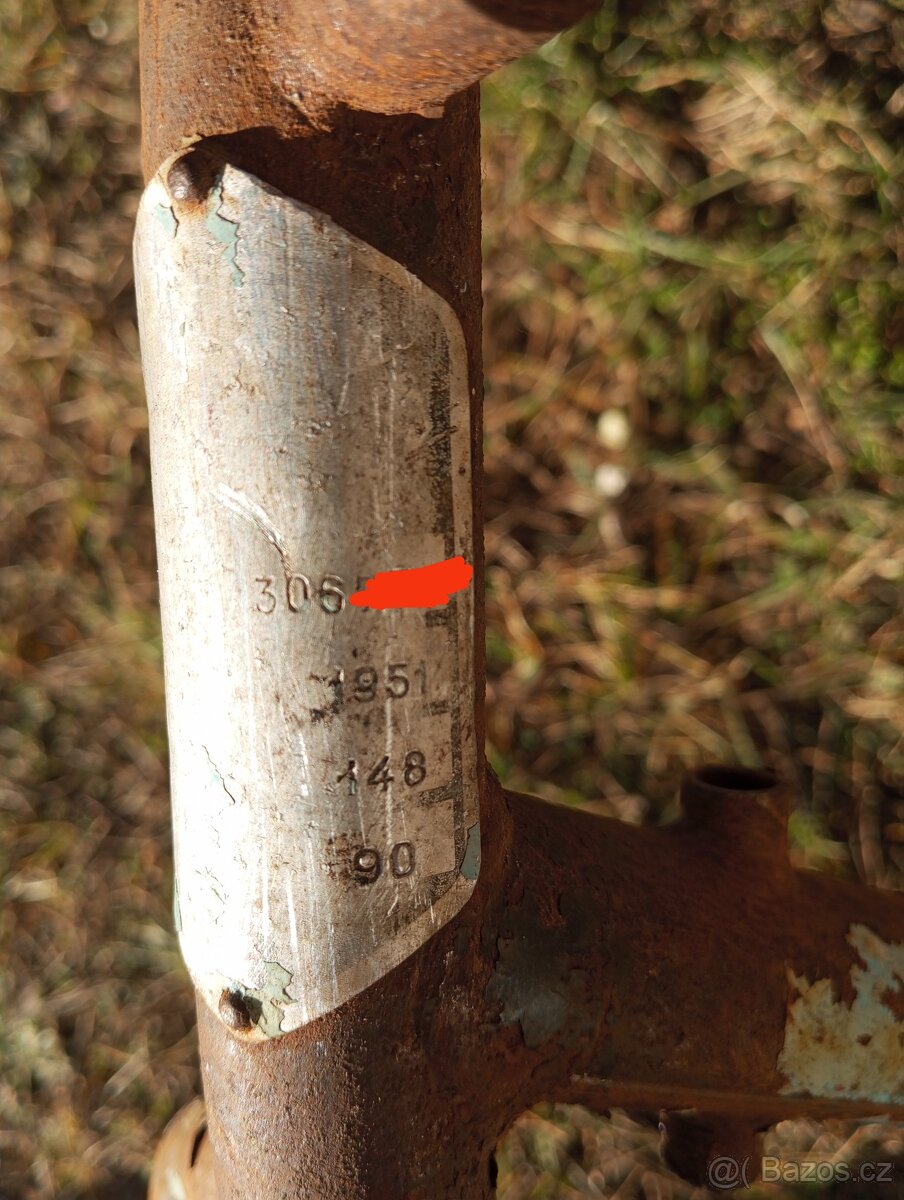 Čz 150 C rám + štítek 1951 - 10