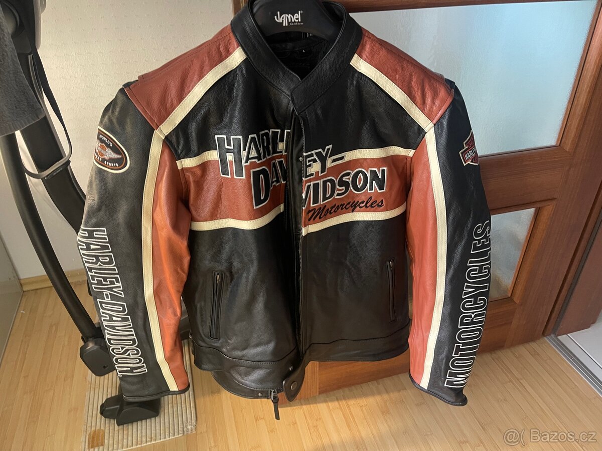 Nová kožená bunda Harley Davidson s visačkami - 10