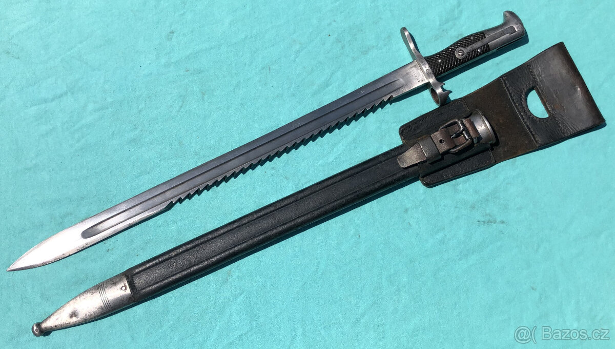 Švýcarský bodák Vetterli M1887 s pilou - 10