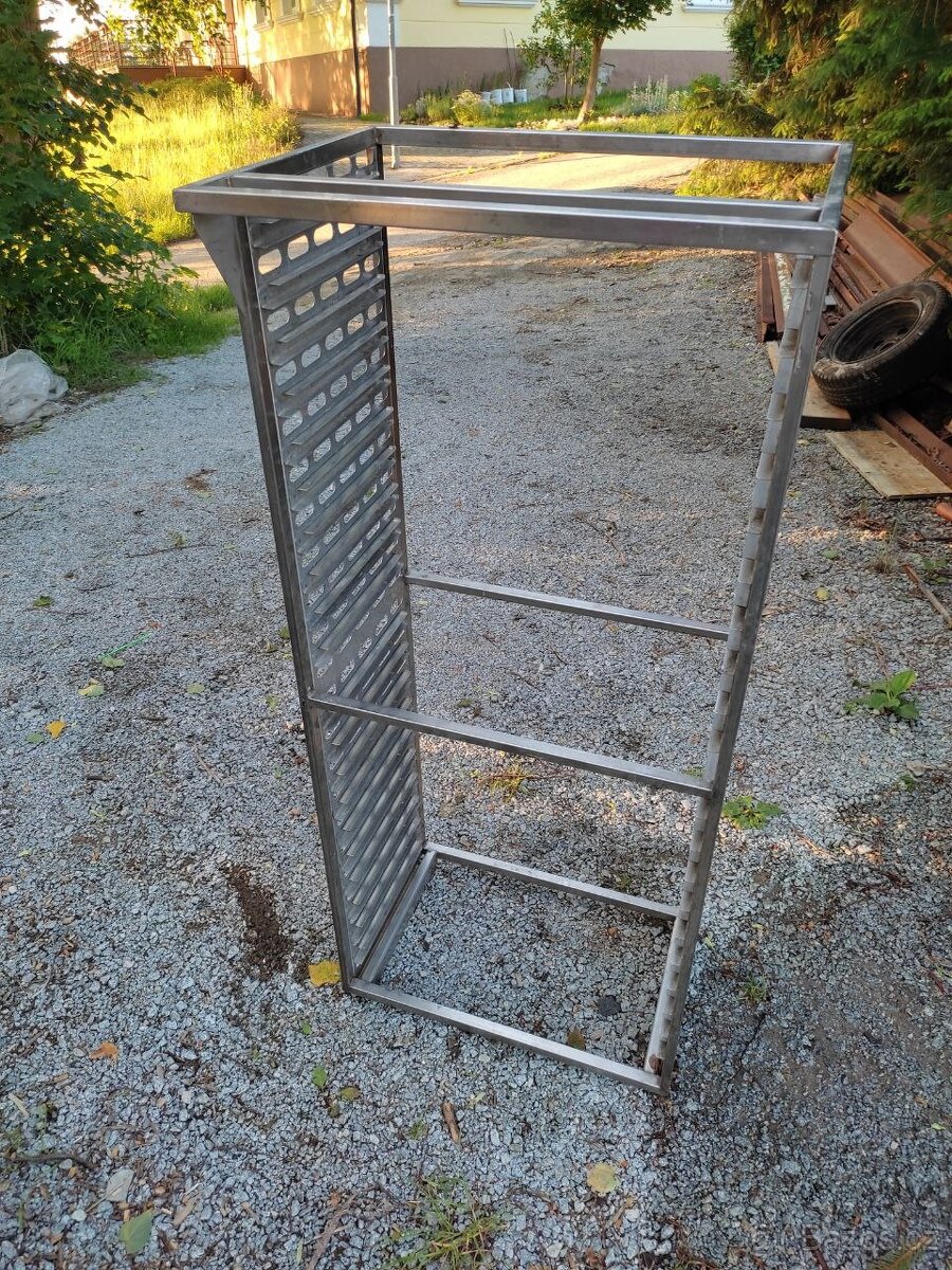 nerezový trojdřez, police na gastro nádoby, dvojdřez - 10