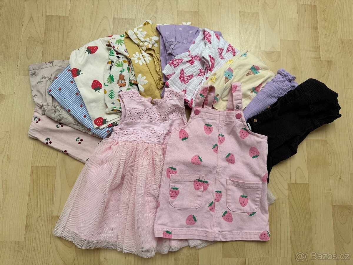 Balík oblečení holka, velikost 86-92 - 10