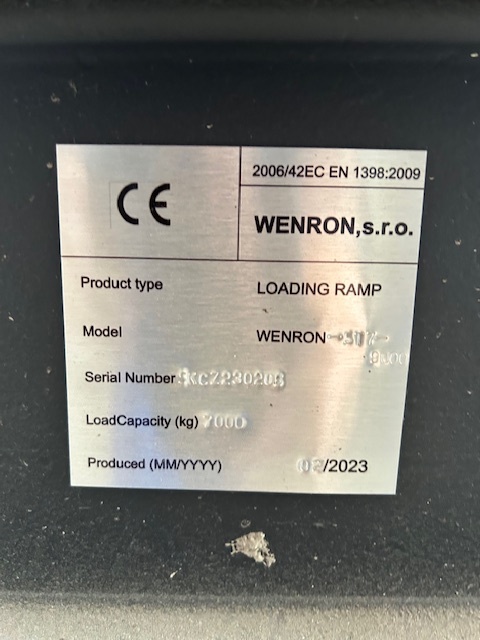 Mobilní nakládací rampa Wenron-ST7 - 10