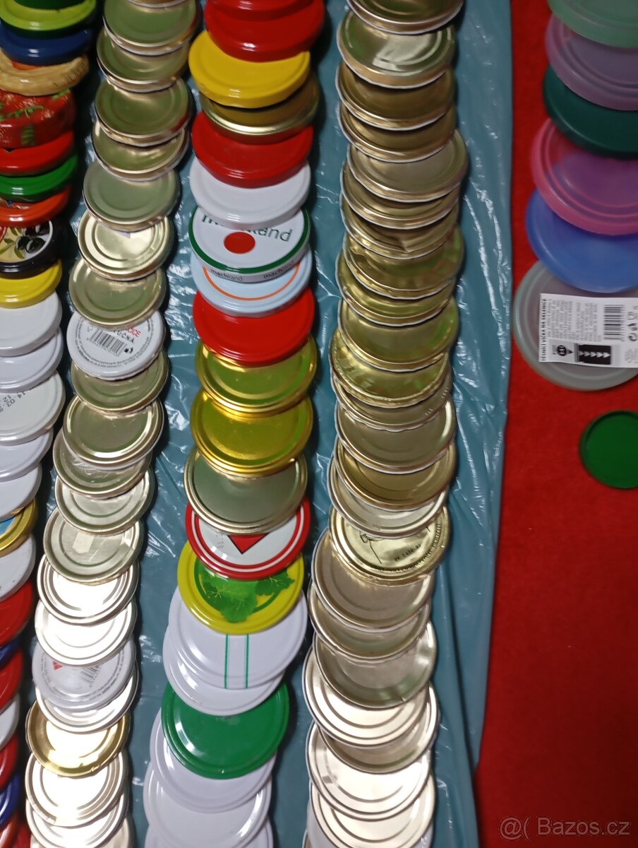 vintage horkovzdušná trouba+ recepty,víčka 480kusů,otvírače - 10