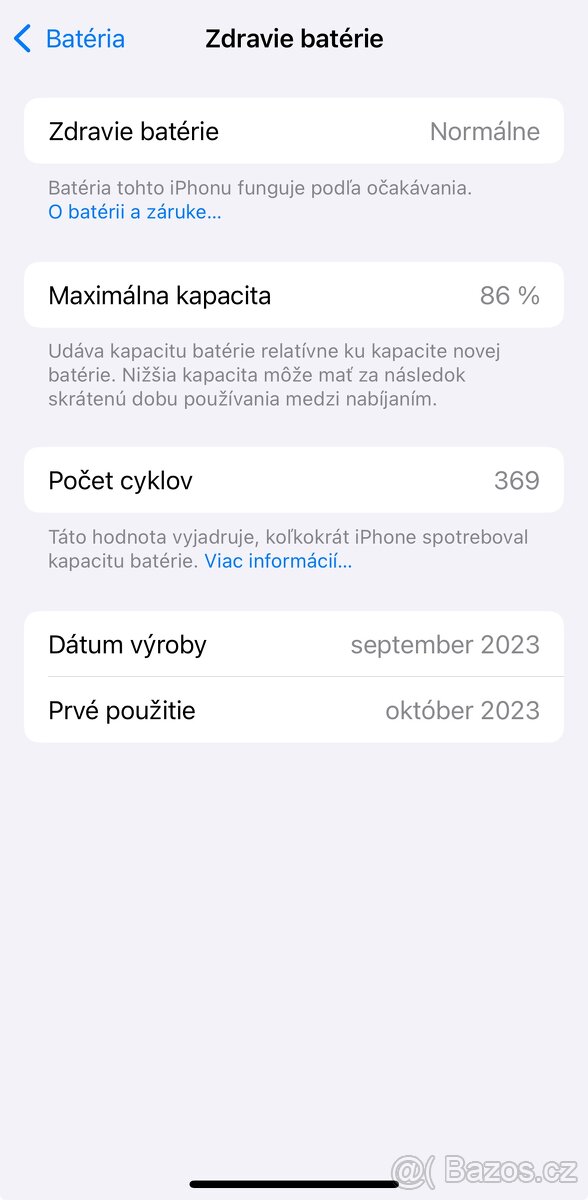 iPhone 15 256GB Black + ZÁRUKA - 10