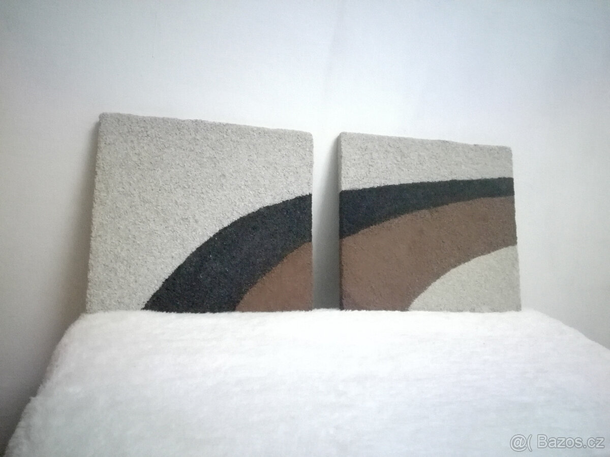 NOVÝ - obraz z kamínků přírodní POZOR čtěte - 10