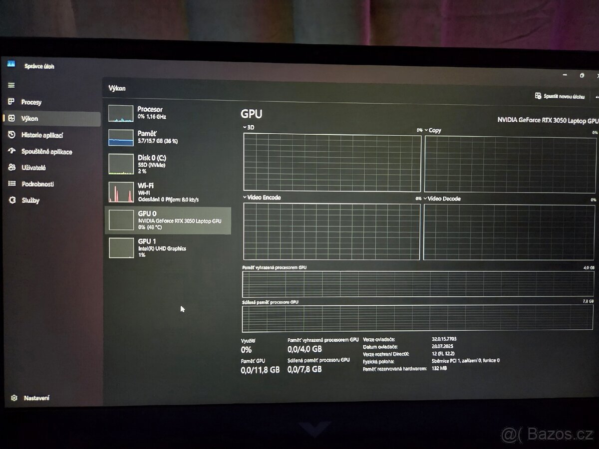 Herní notebook HP Victus 15 - 10