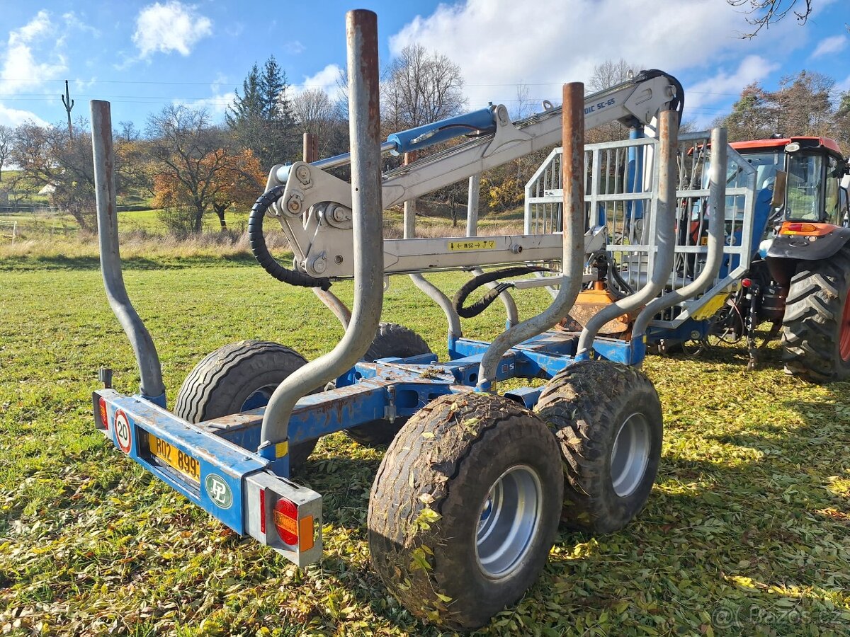 Vyvážecí vlek, vyvážečka, vývozka 8 t - 10