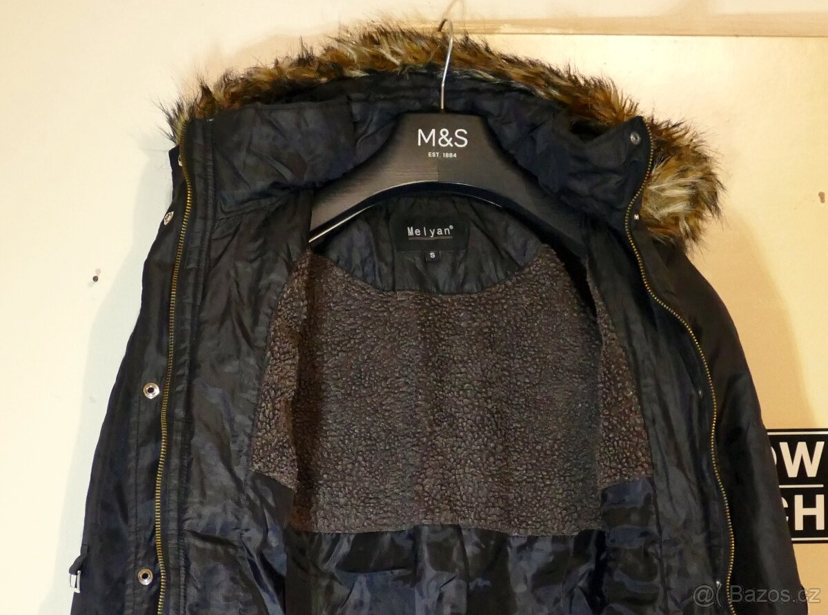 Teplý dámský kabát XS-S - 10