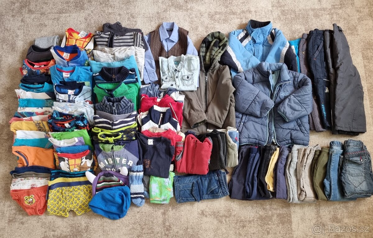 Balík chlapeckého oblečení velikosti 98 – 110, 3.5 – 5 let - 10