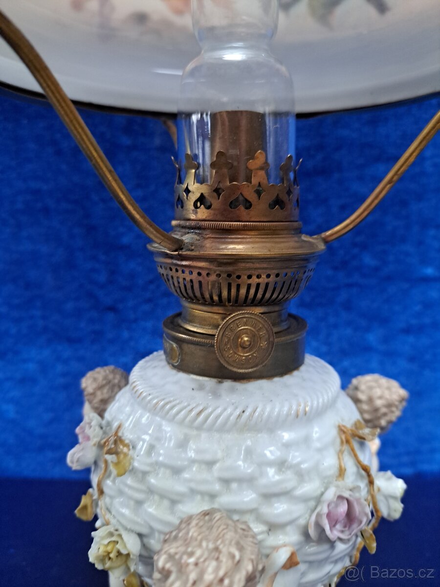 Petrolejová lampa značená andělé - 10