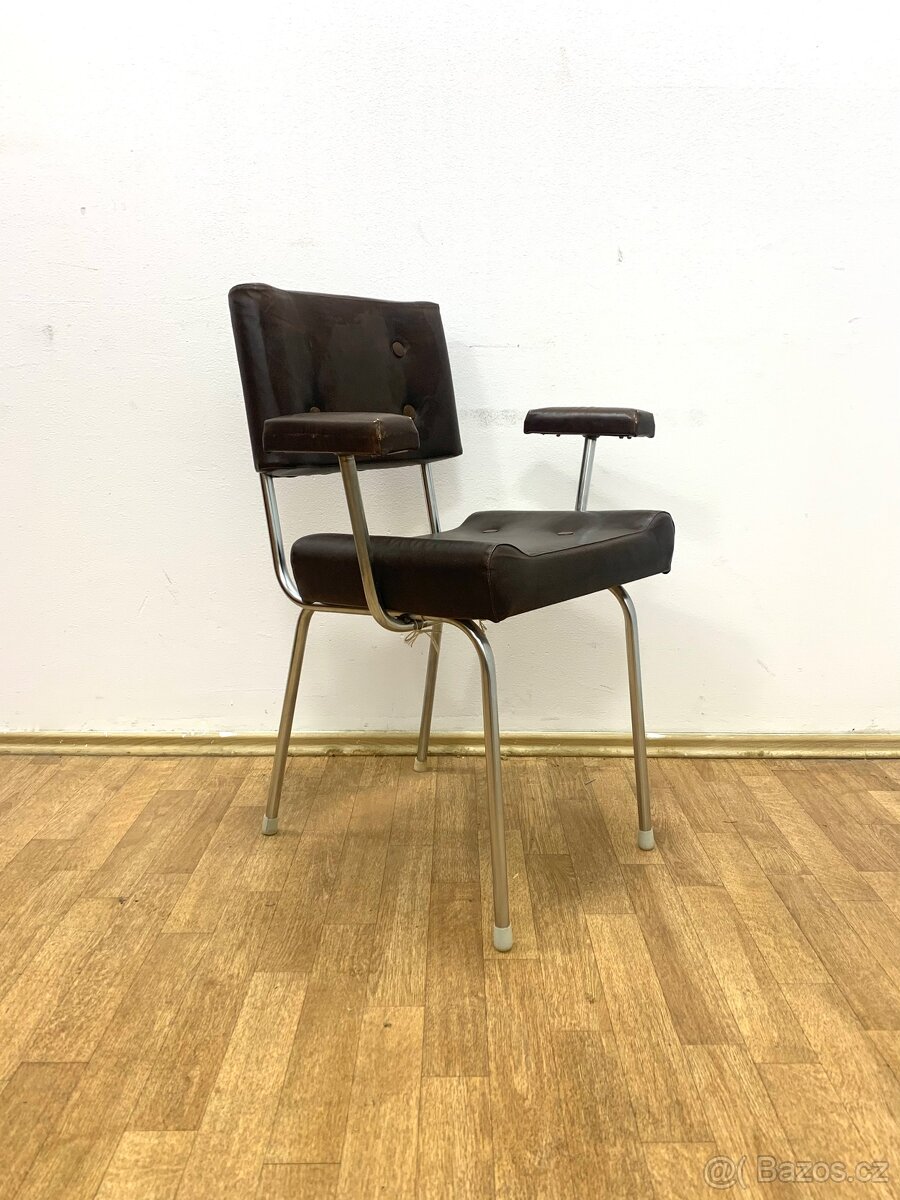 Retro židle 70. léta chrom - 10
