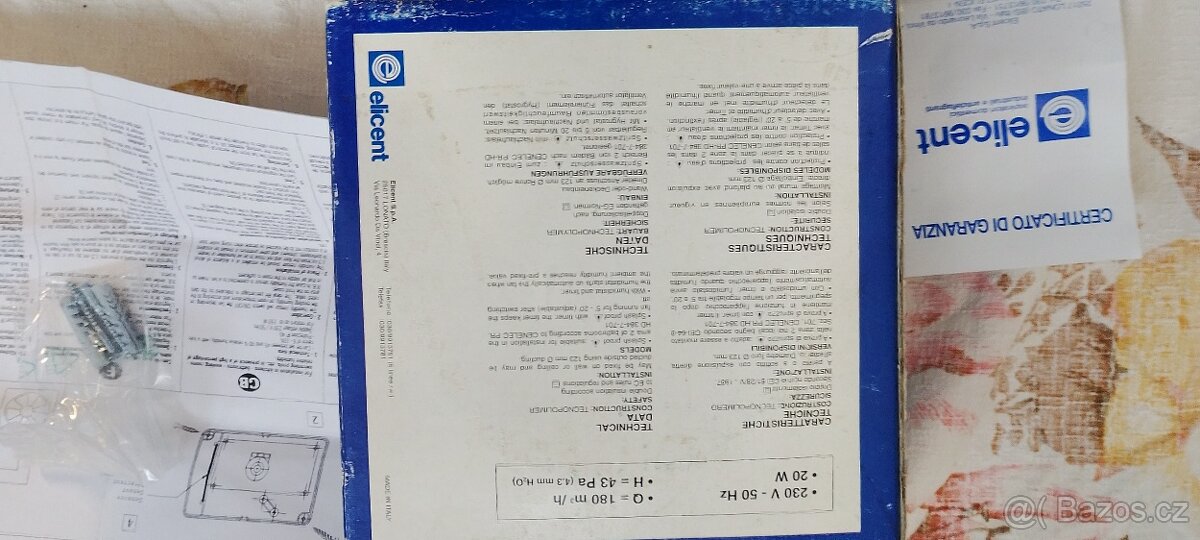 Koupelnový ventilátor Elicent + hygrostat - 10