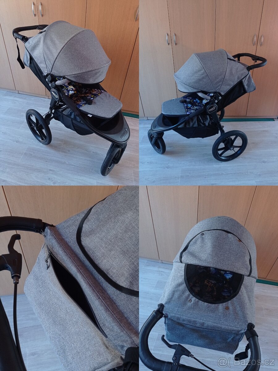 Stříška Baby Jogger summit x3, ceny OD, šití na zakázku - 10