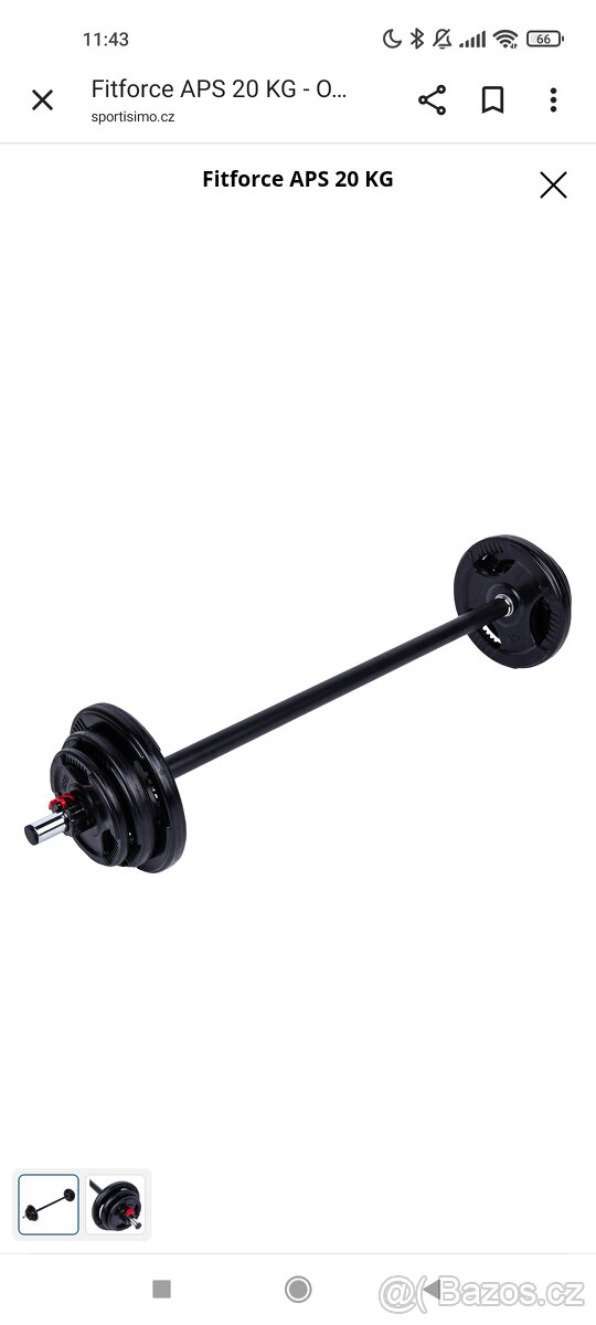 Domácí posilovna - lavice, 2x sada závaží, osa, trenažér aj - 10