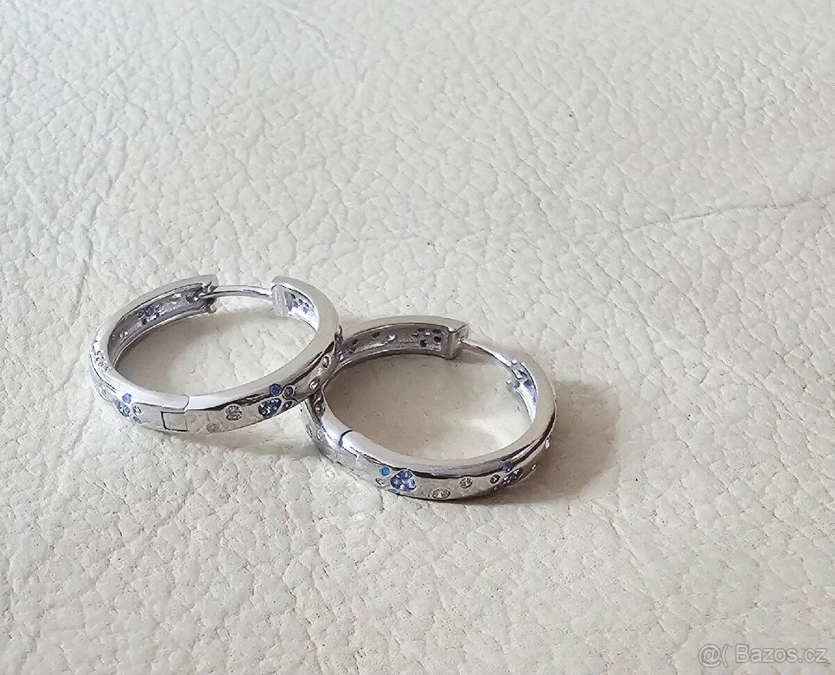 Naušnice ze sterlingoveho stříbra - 10