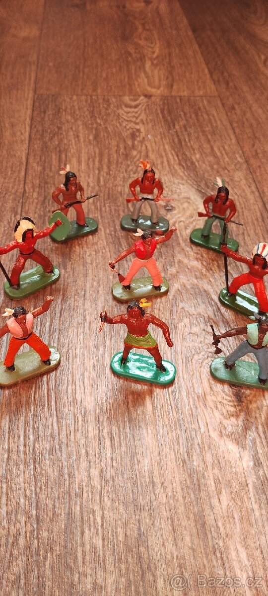 Indiáni figurky 1 z NDR - 10