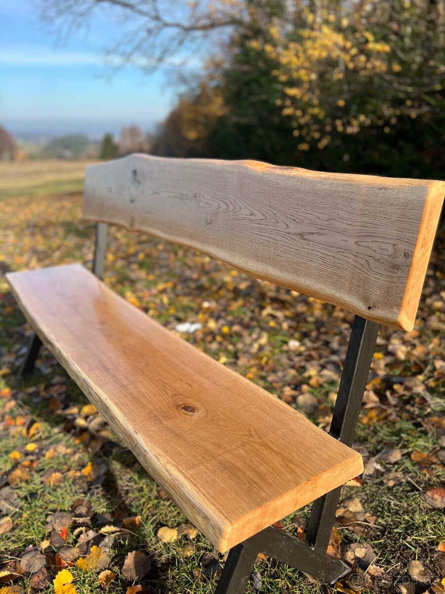 Zahradní lavička : DUB - doprava zdarma - 10