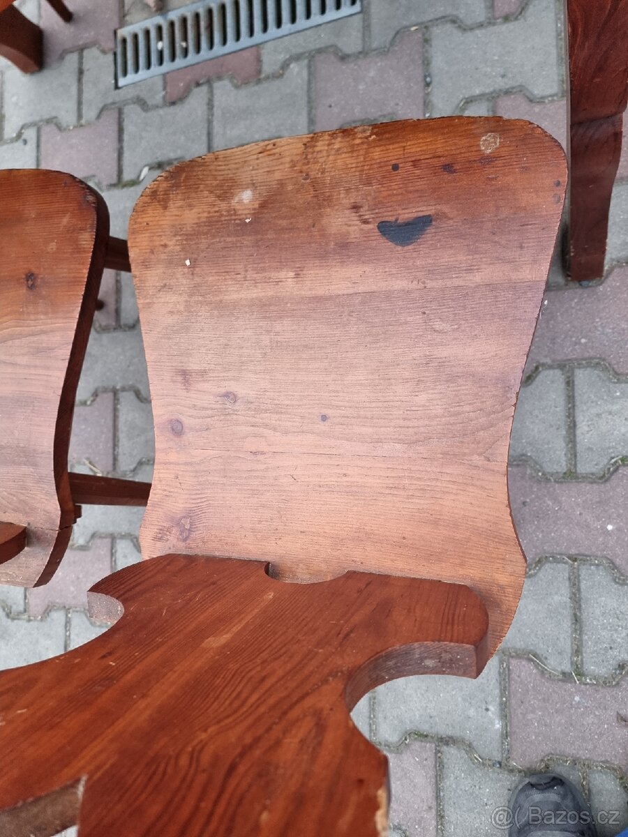 Selský stůl + 3 židle - 10