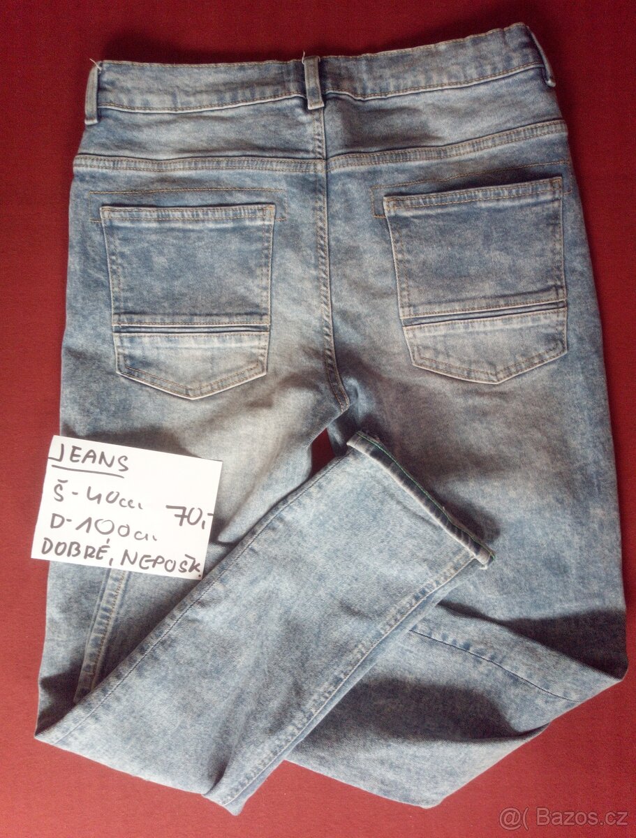 DŽÍNY,MIKINY, TEPLÁKY - 10