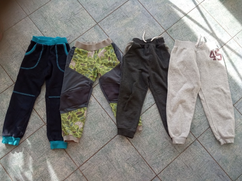 Rifle, tepláky, flecové, vyteplené, pogumované -110/116 - 10