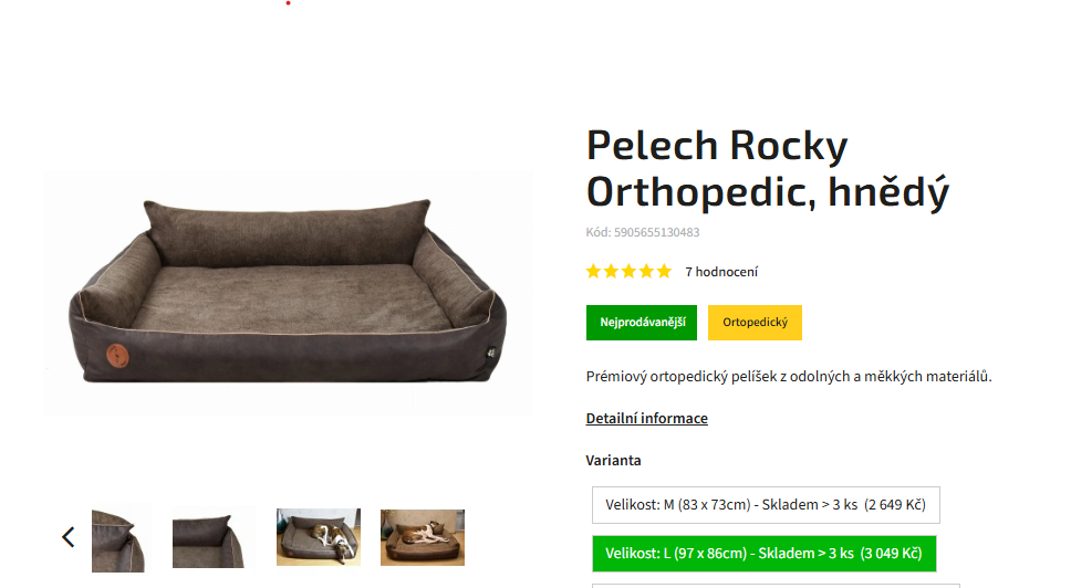 Pelech pro psa ortopedický Rocky - 10