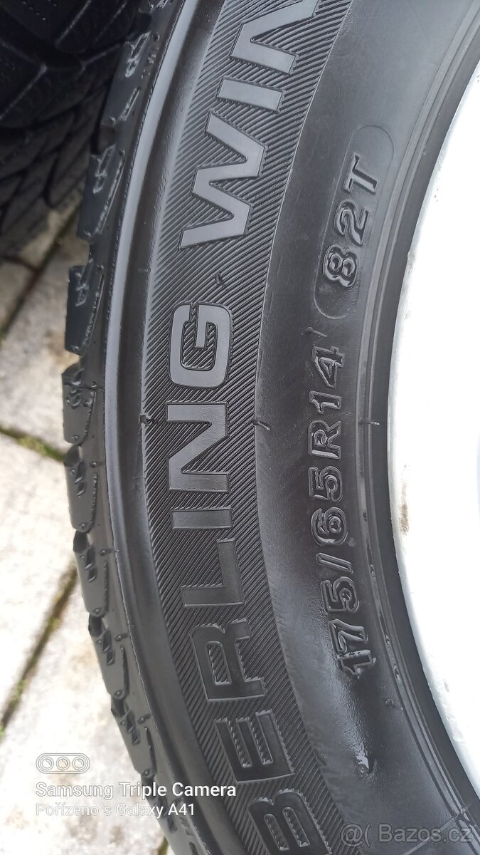 Alu kola a zimní pneu 14" - 10