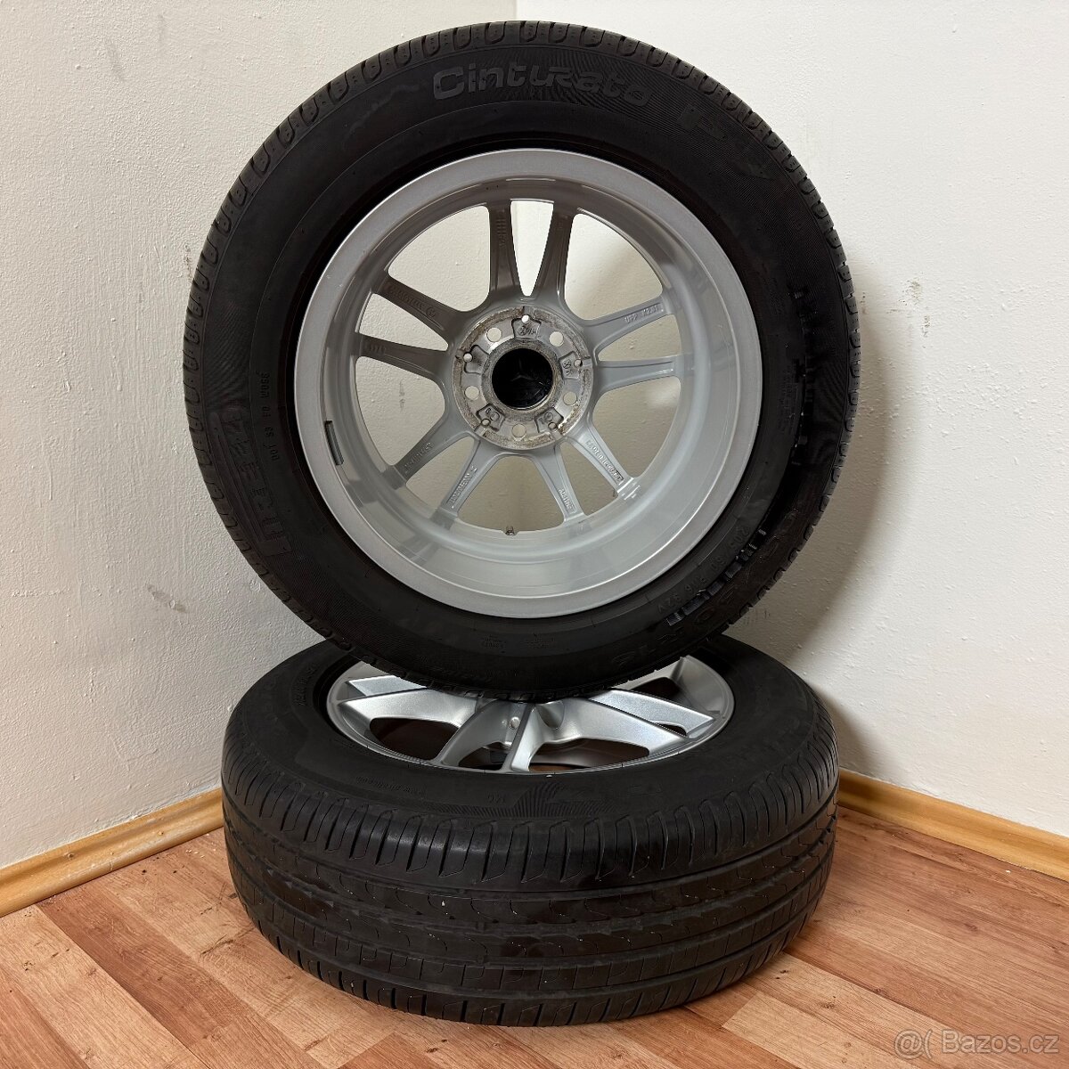 MERCEDES A/B/CLA 5x112 R16 ET44+LETNÍ 205/60R16 6m - 10