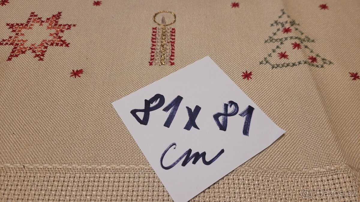 Vánoční ubrusy, dečky, prostírání - 10