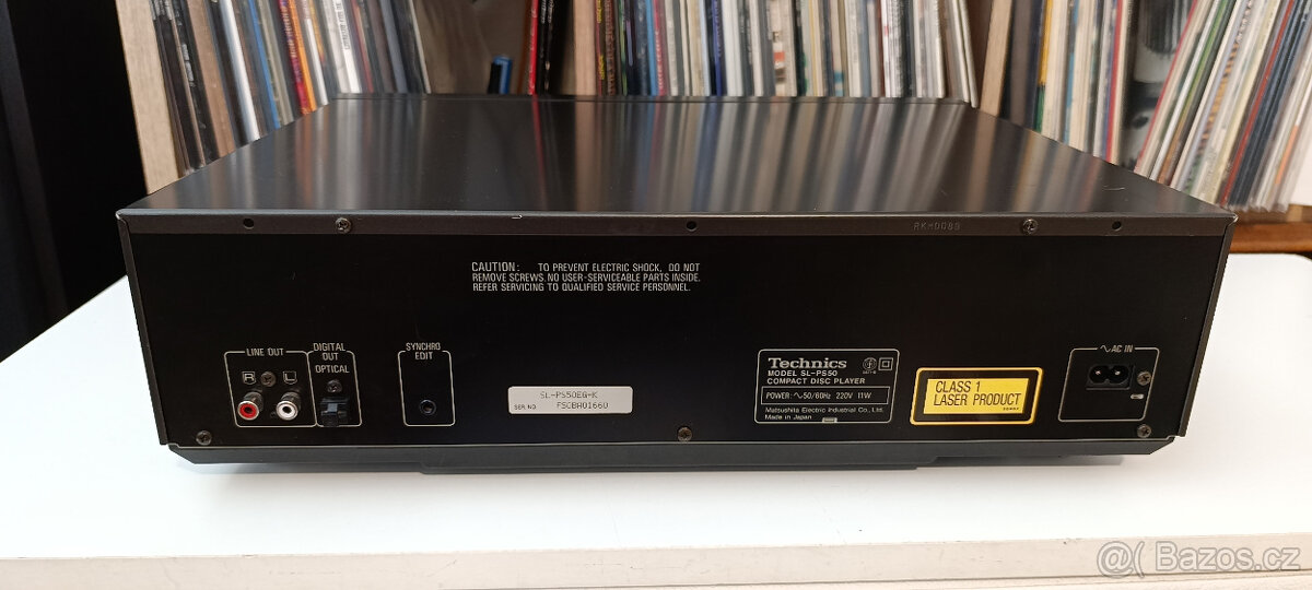 TECHNICS SL-PS50 Stereo CD Player + Příslušenství - 10