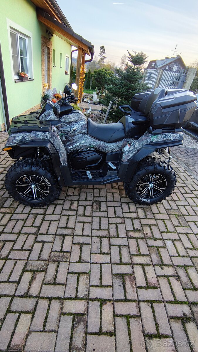 CF MOTO x1000 EPS, nová radlice na sních - 10