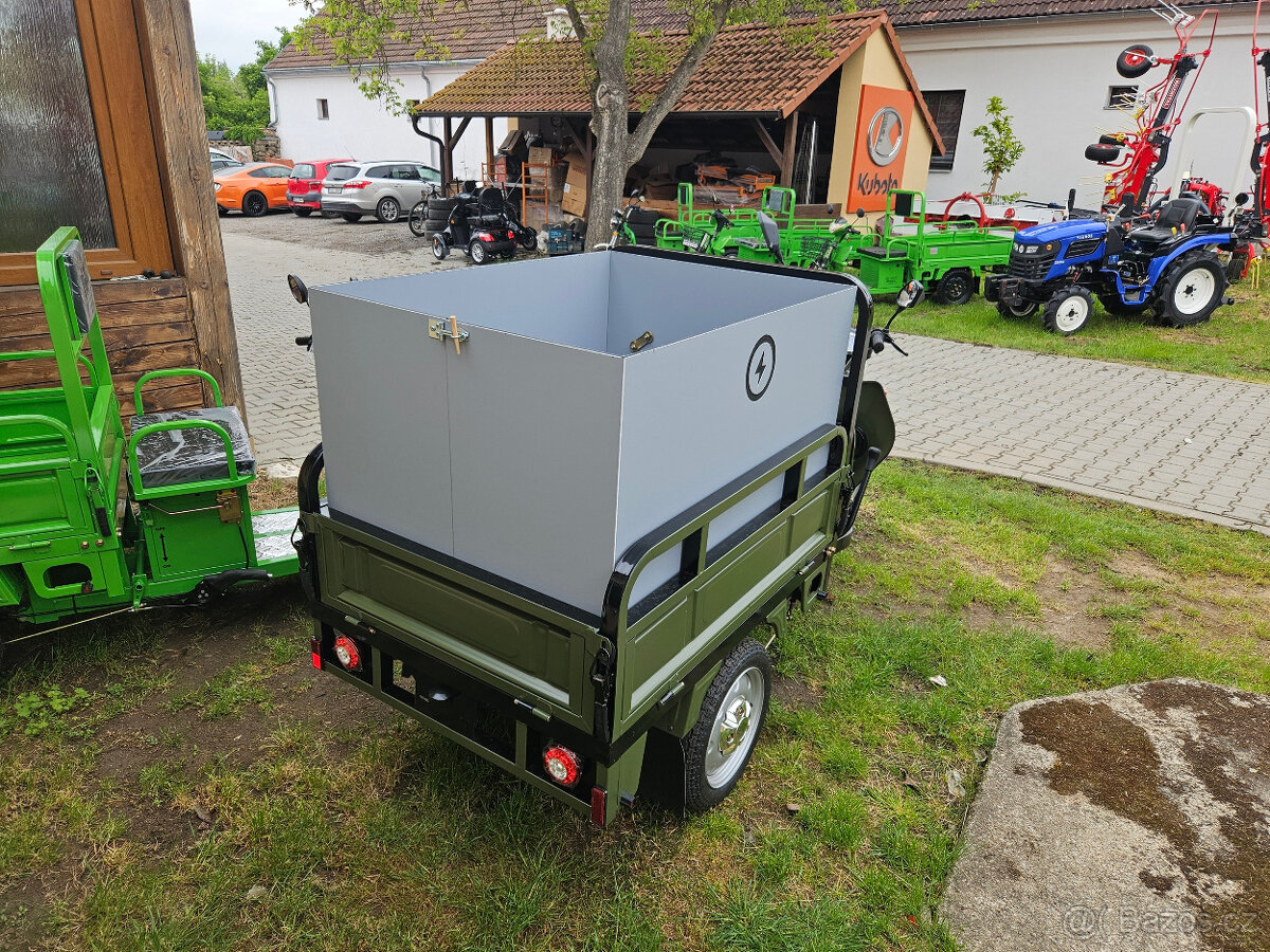 Nákladní elektrická tříkolka Advento Maxi (design ARMY) - 10