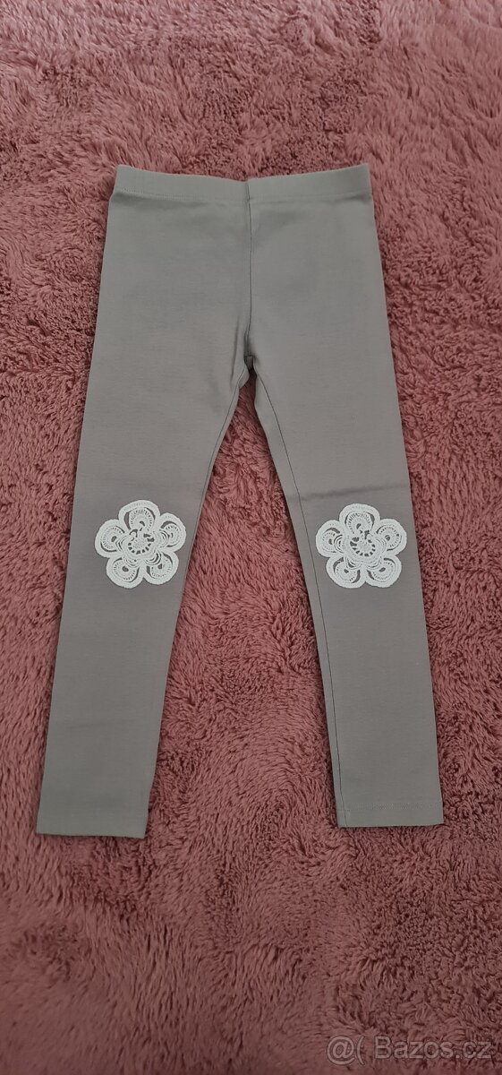 dívčí tunika a dvoje legíny PEPCO vel. 116 + zdarma triko - 10