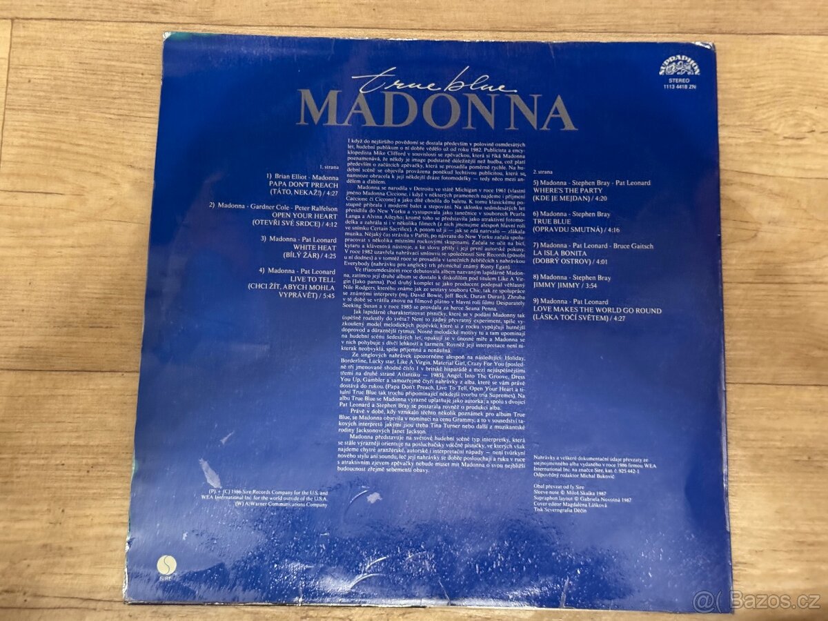 8 x LP desky (Madonna, Bartošová, Gott, Becaud, Fitzgerald.) - 10