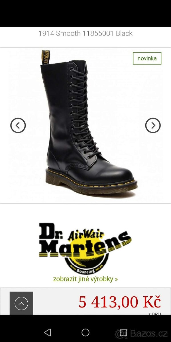Dámské boty originál Dr. Martens vel.39 - 10