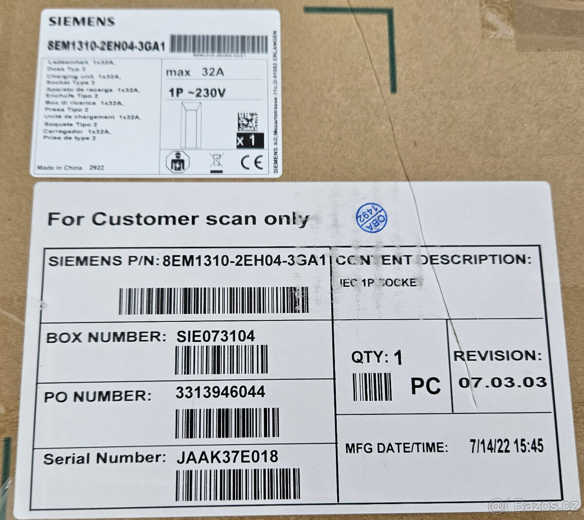 Siemens wallbox versicharge gen3 – nové, zabalené - 10