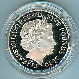 VB- 5 Pounds 2010, XXX. OH Londýn, super cena - 10